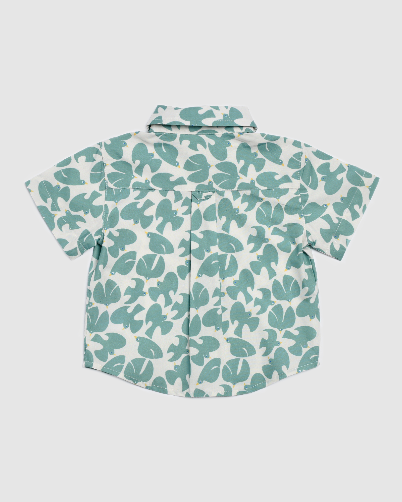 Bird Print Cotton Shirt