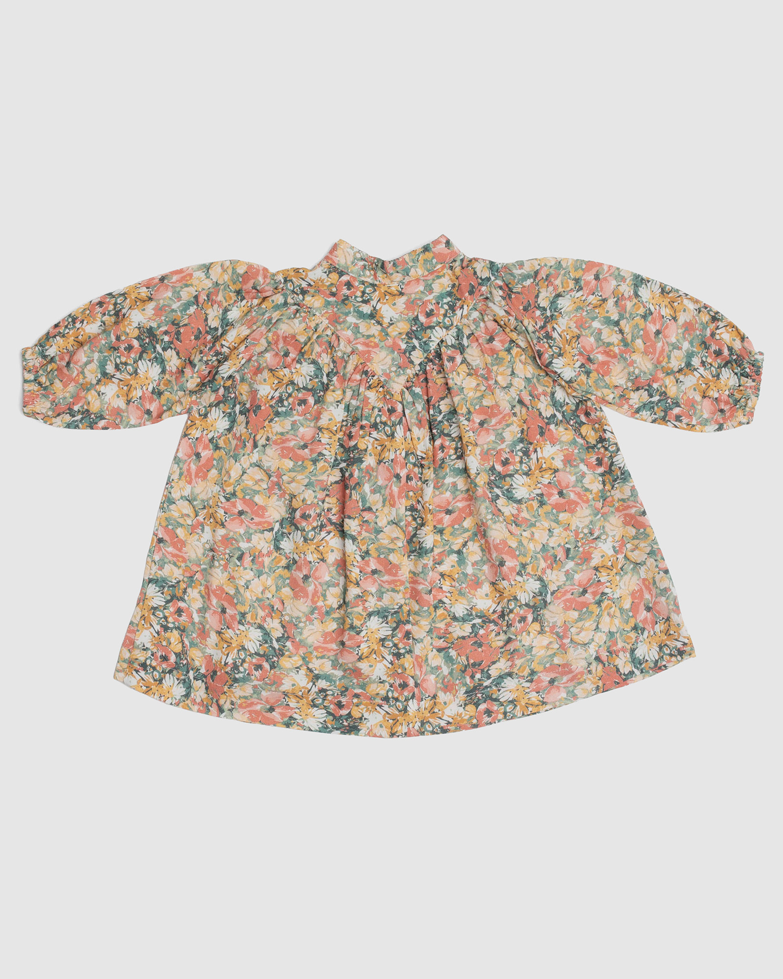 Flora Twill Shirt Baby Dress