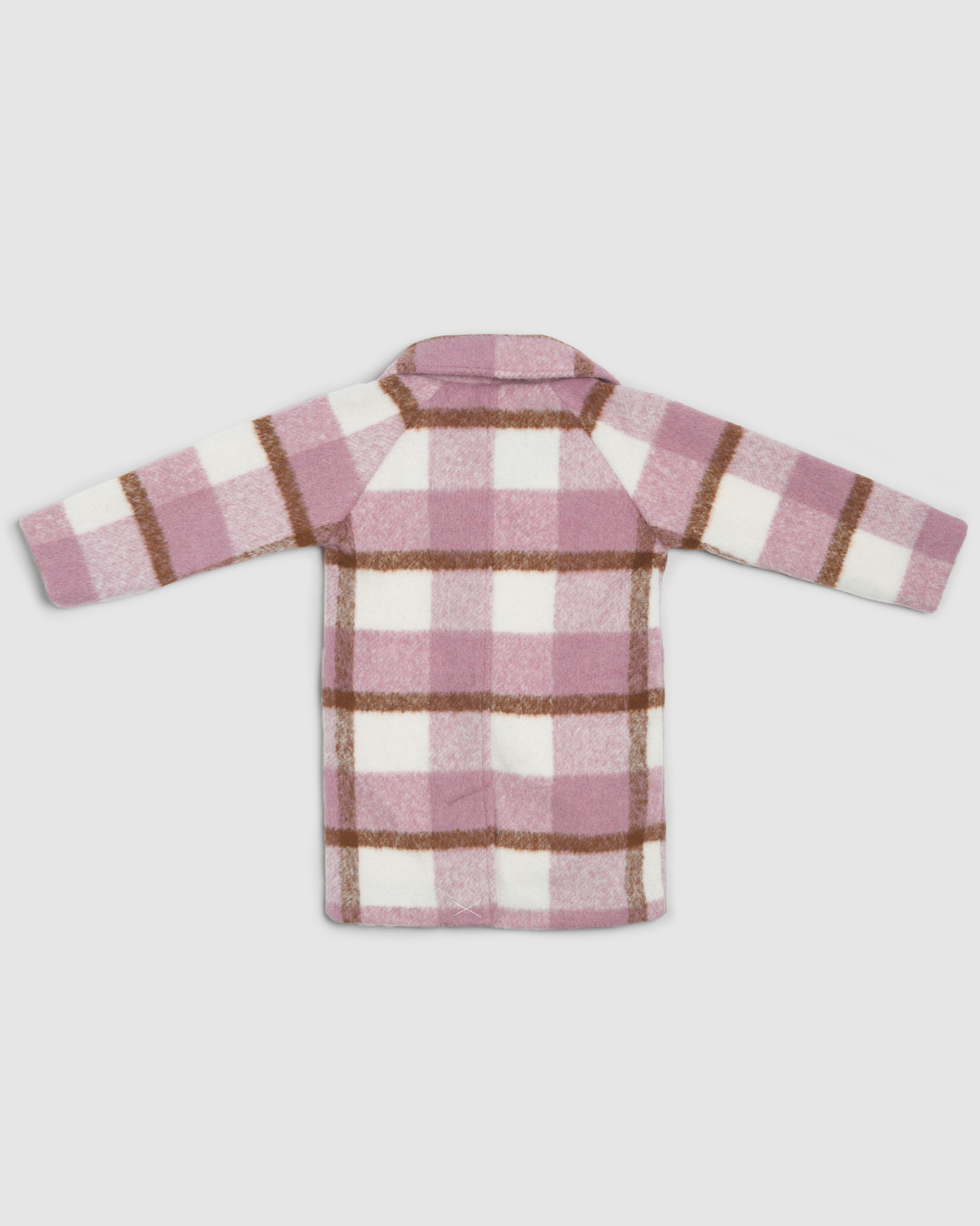 Coco Cocoon Check Coat