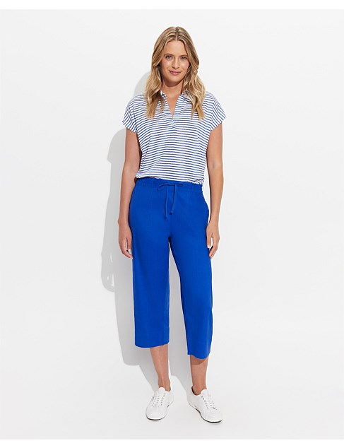 ROSA CROP LINEN PANT