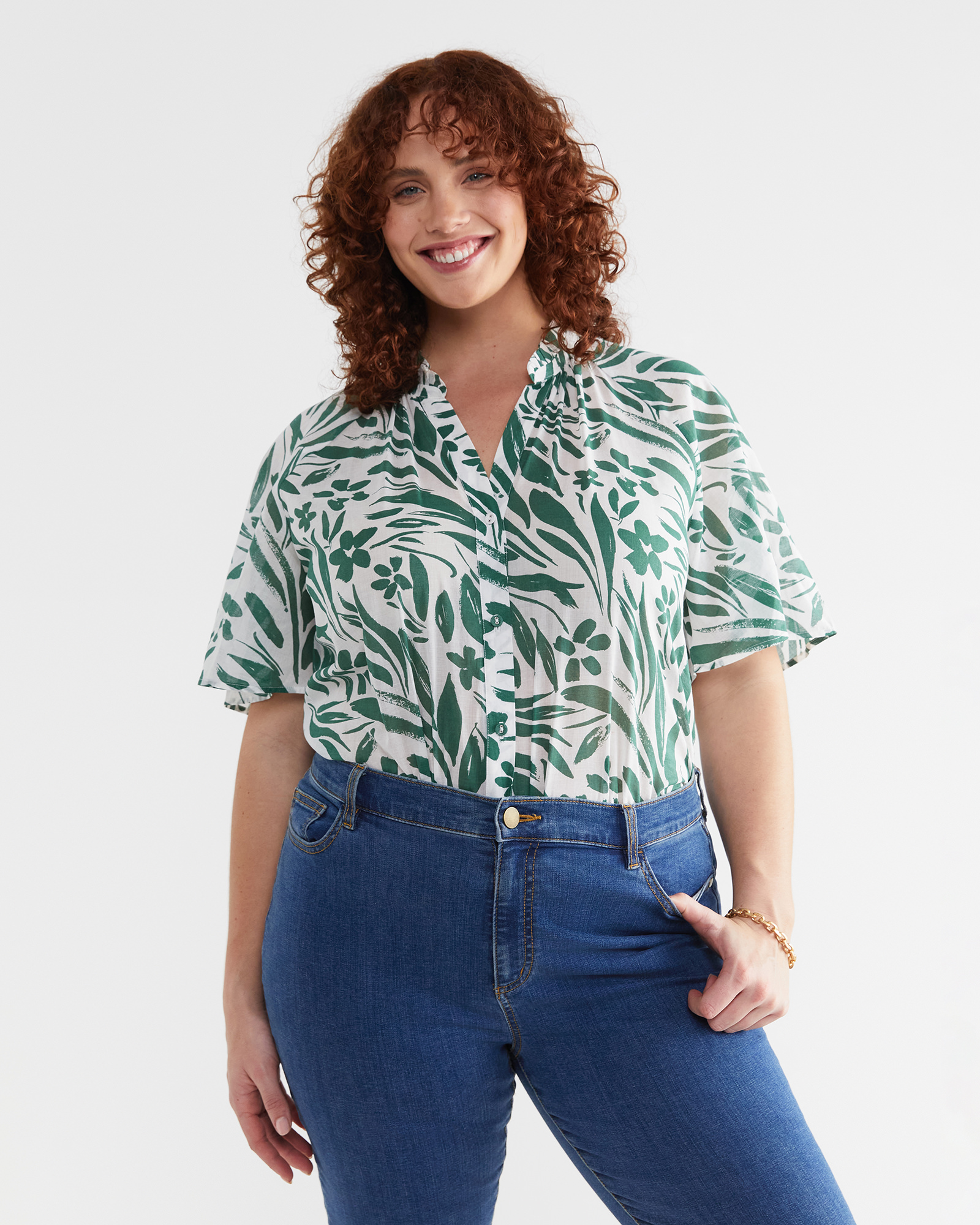 Farrah Cotton Voile Blouse