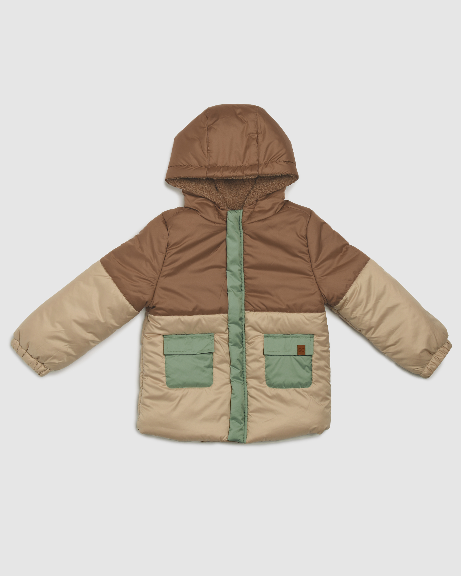 Beau Colour Block Parka