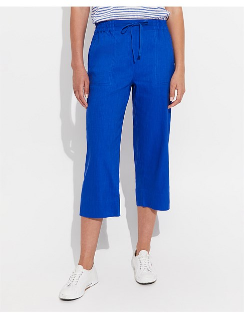 ROSA CROP LINEN PANT