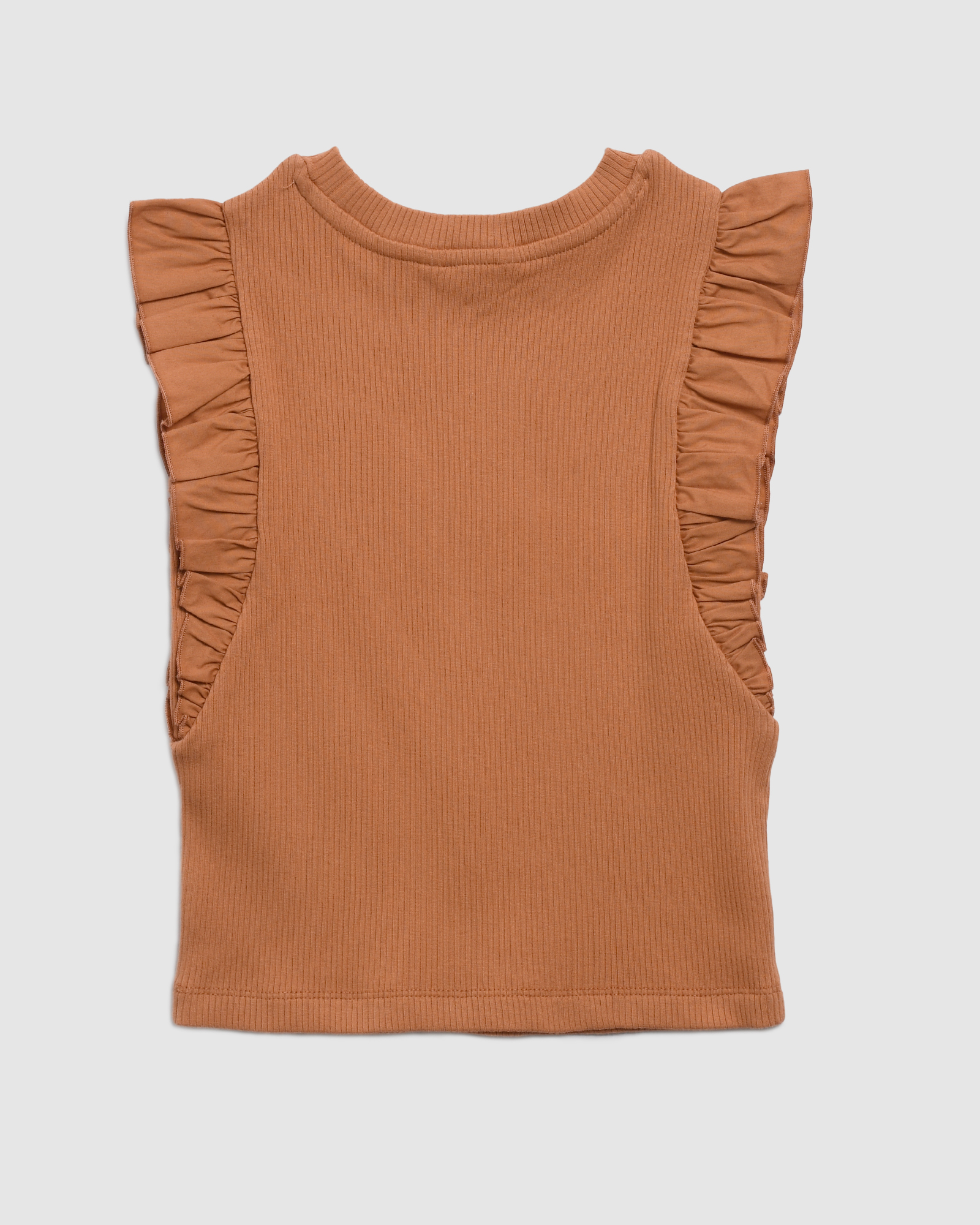 Ruby Rib Frill Tee