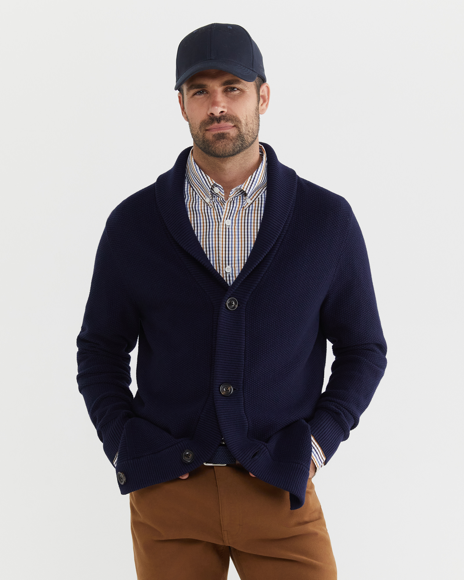 Scott Shawl Neck Knit