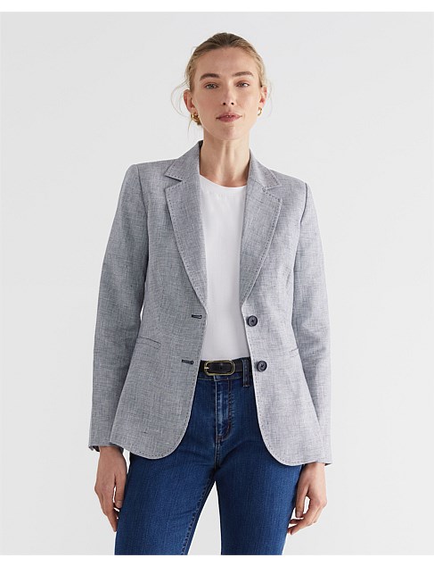 STINA CHECK BLAZER
