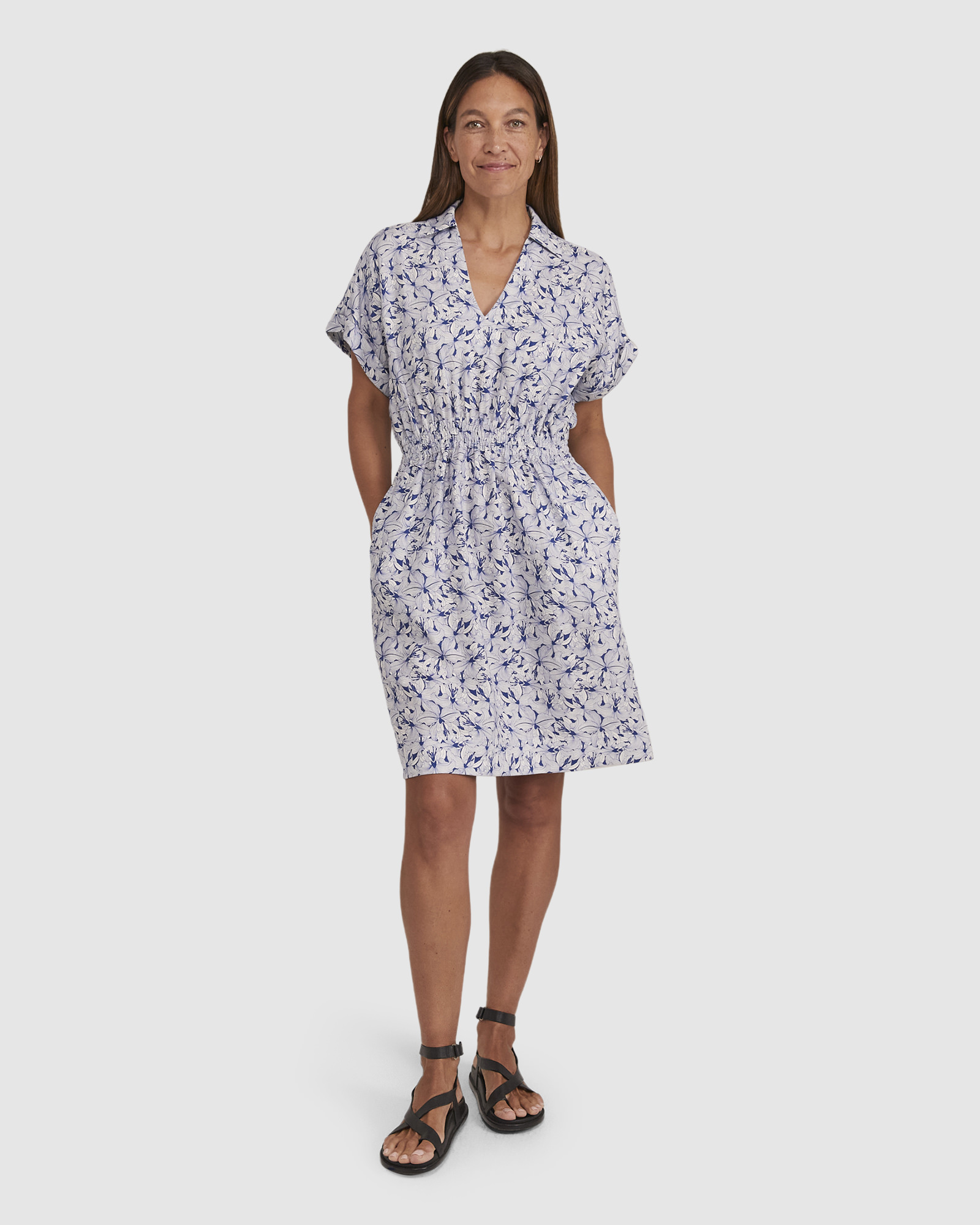 Audrine Linen Dress