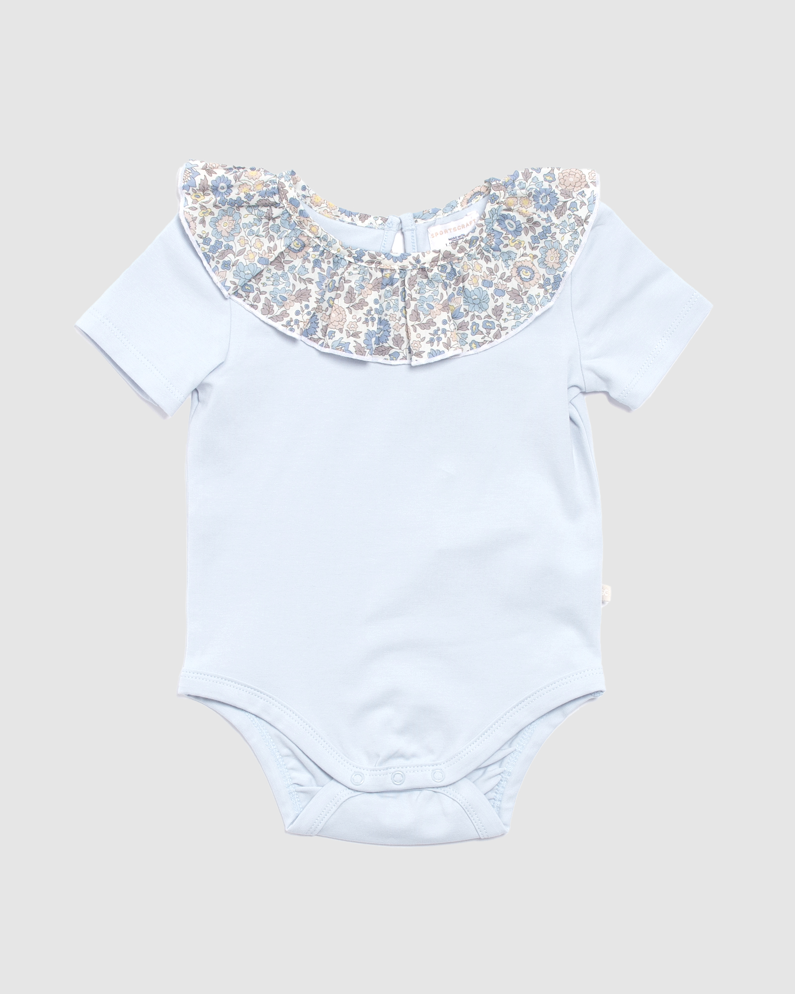 D'Anjo Liberty Short Sleeve Baby Bodysuit