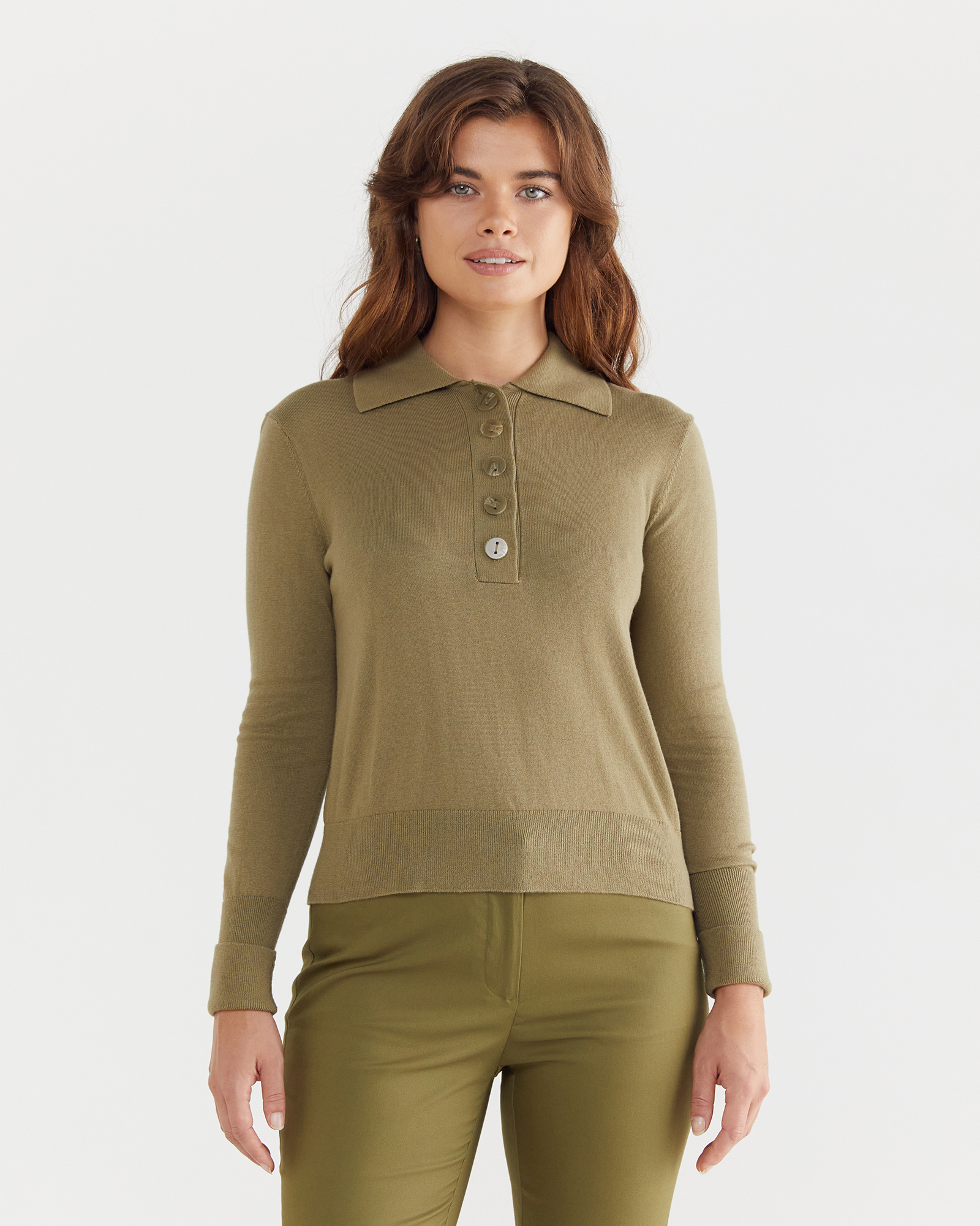 Alphine Silk Blend Polo