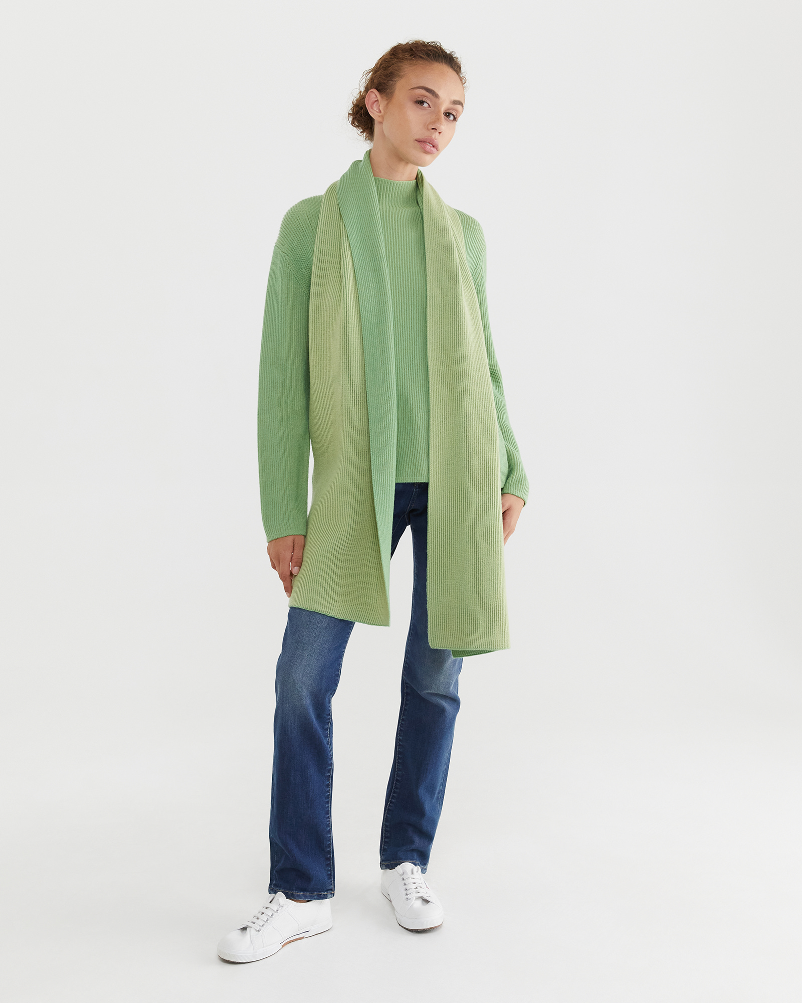 Two Tone Merino Scarf