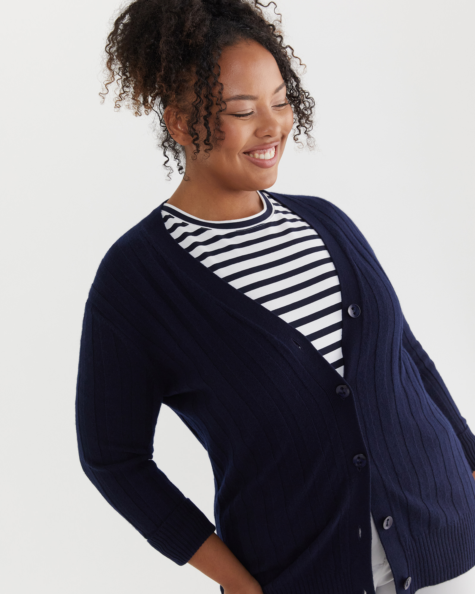 Sunshine Wide Rib Cardigan