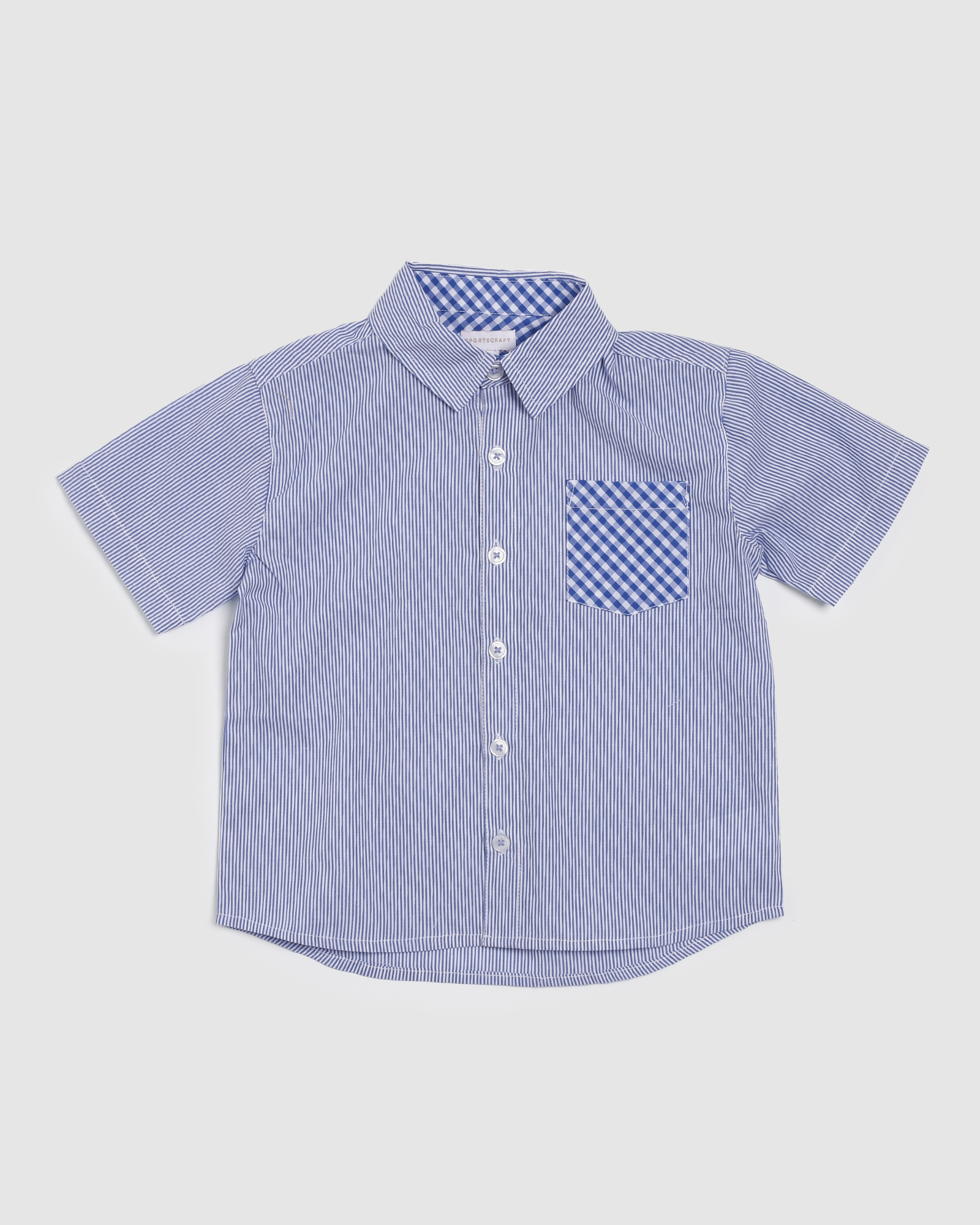 Fred Cotton Stripe Short Sleeve Shirt