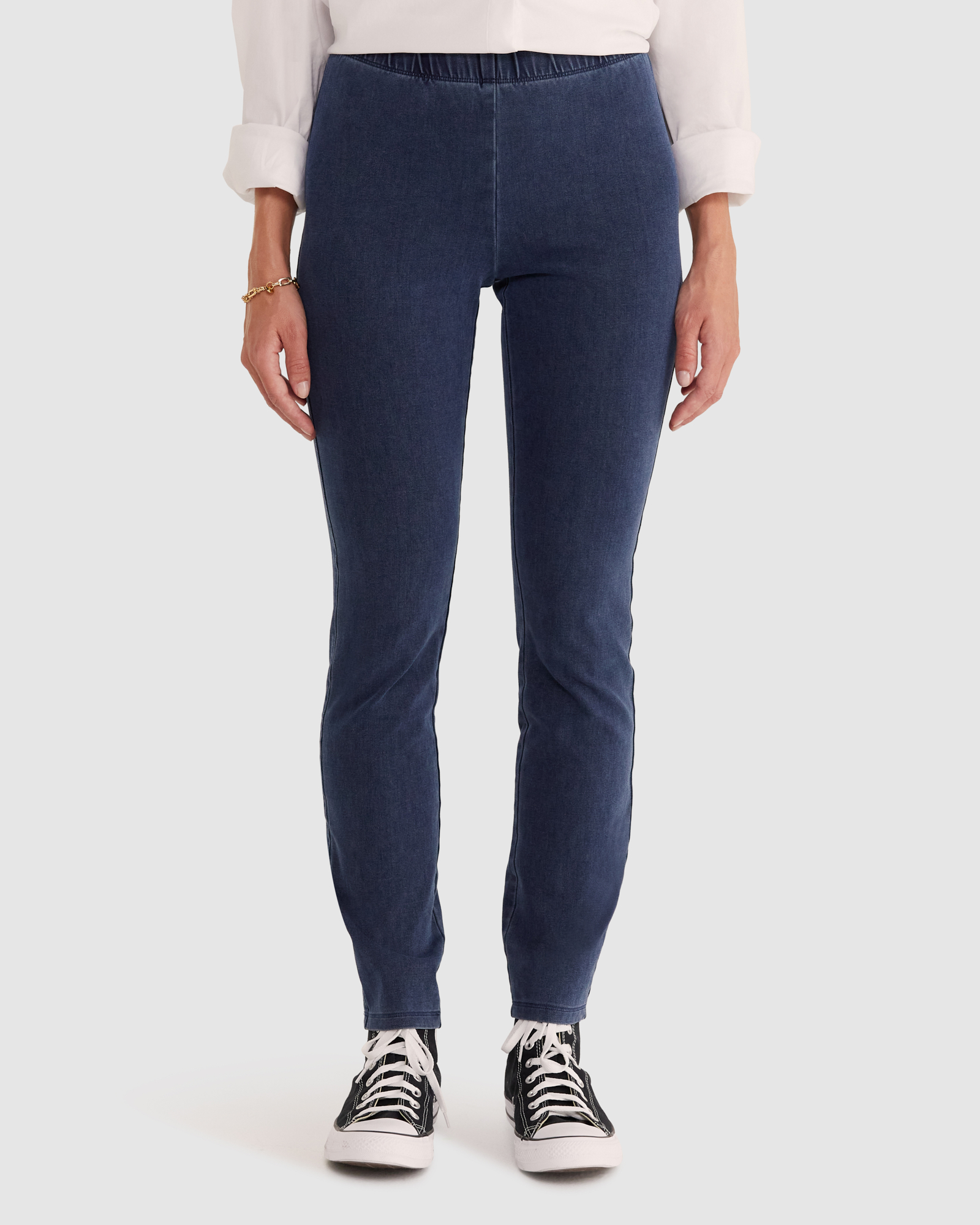 Felicity Denim Pull On Pant