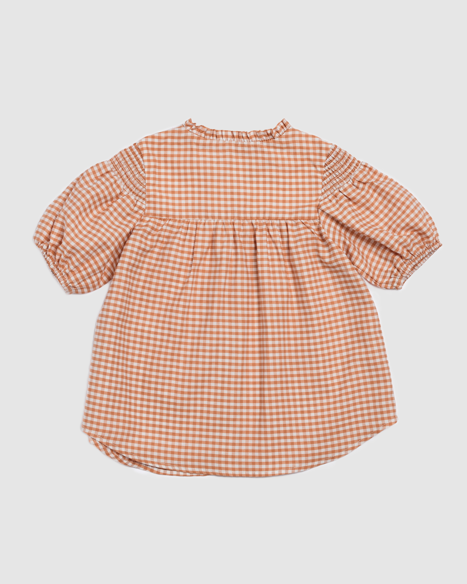 Gia Gingham Cotton Blouse