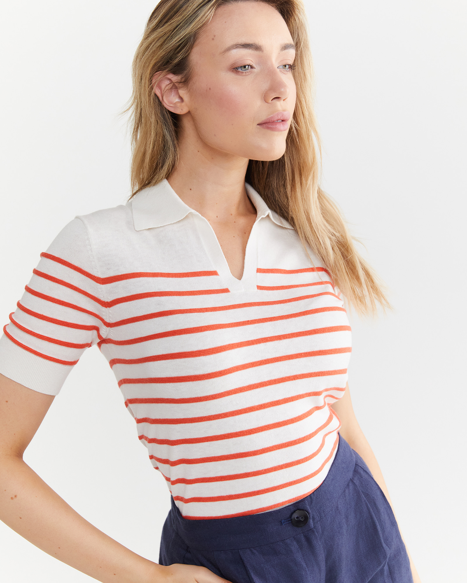 Alphine Textured Stripe Knit