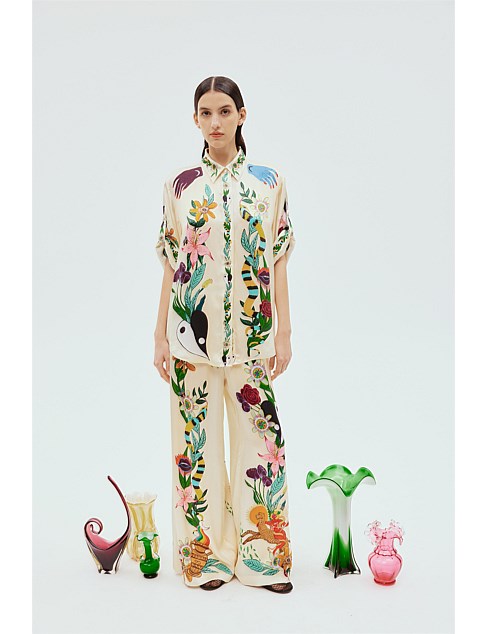 MEAGAN OVERSIZED SILK SHIRT