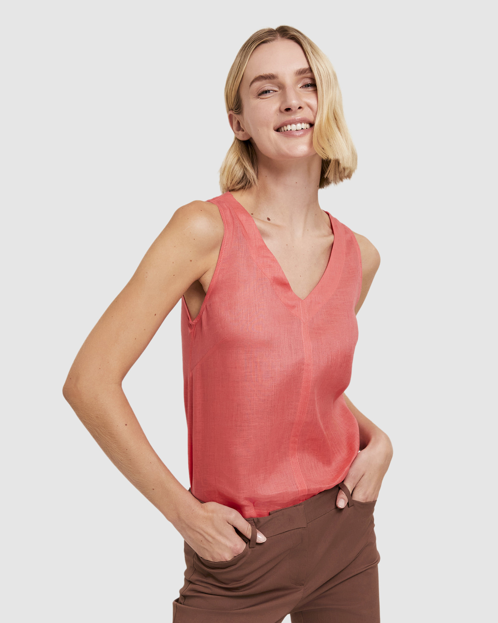 Pia Linen Tank