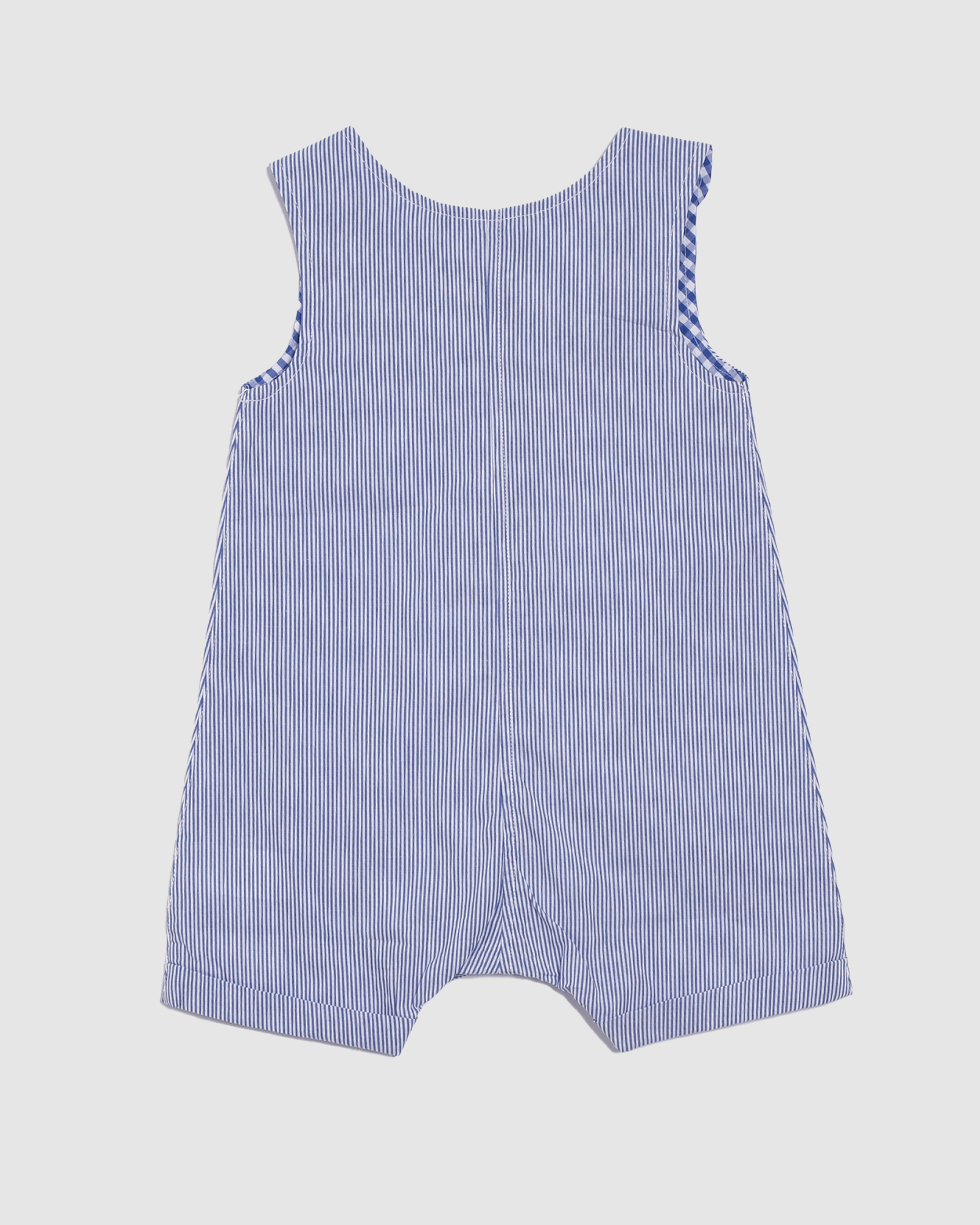 Fred Cotton Stripe Baby Shortall
