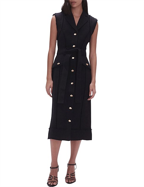 ISABEL UTILITY MIDI DRESS