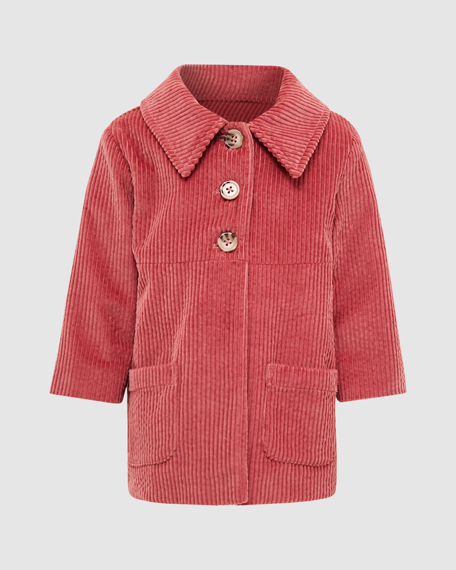 Billie Cotton Cord Baby Coat