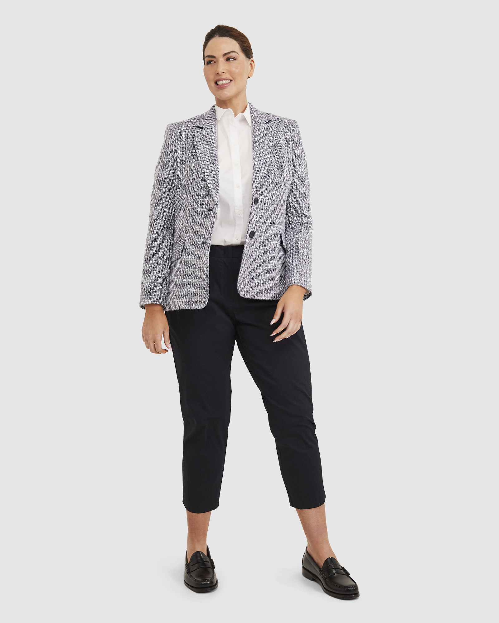 Stefania Textured Blazer