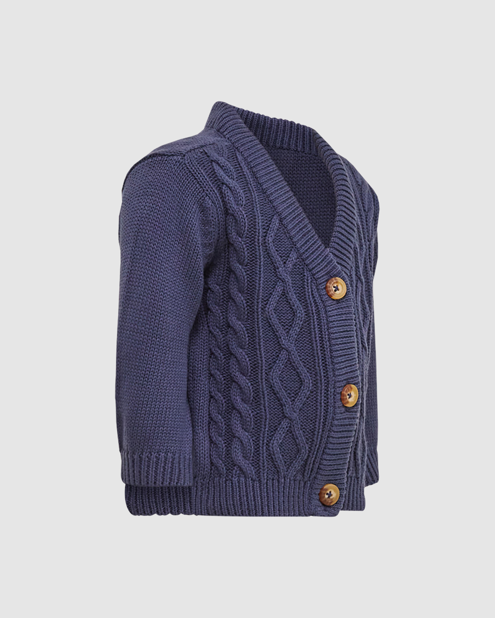 Charlie Cotton Cable Baby Cardigan