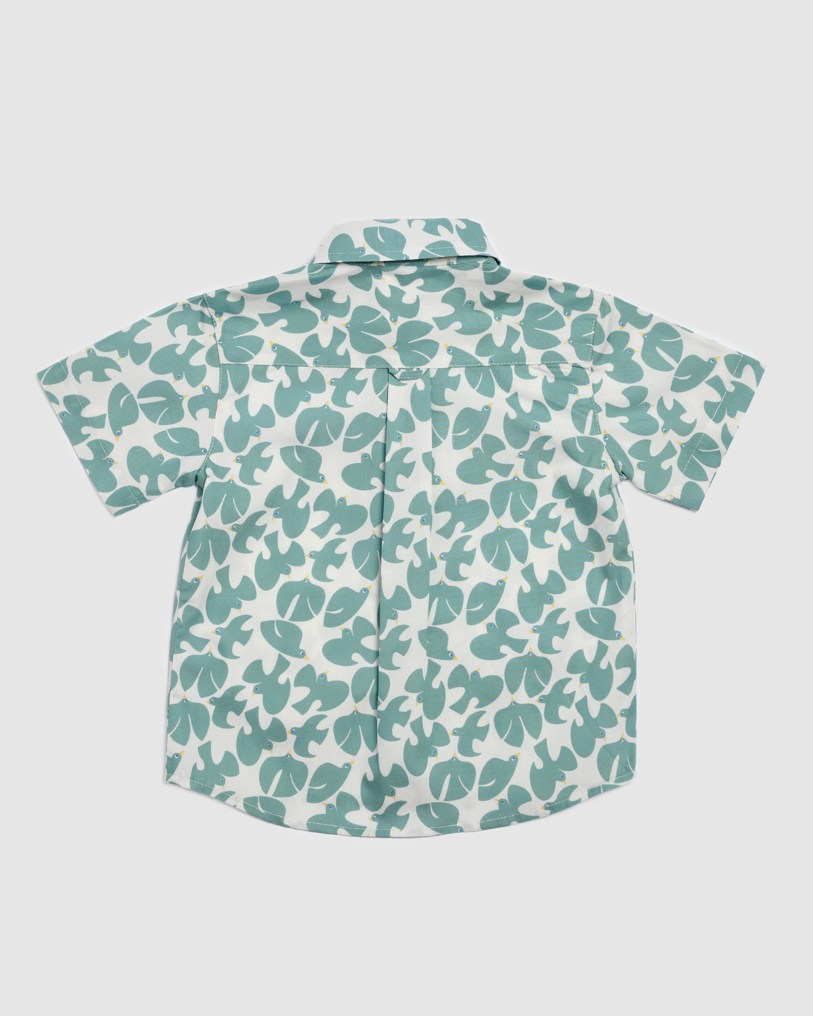 Bird Print Cotton Shirt