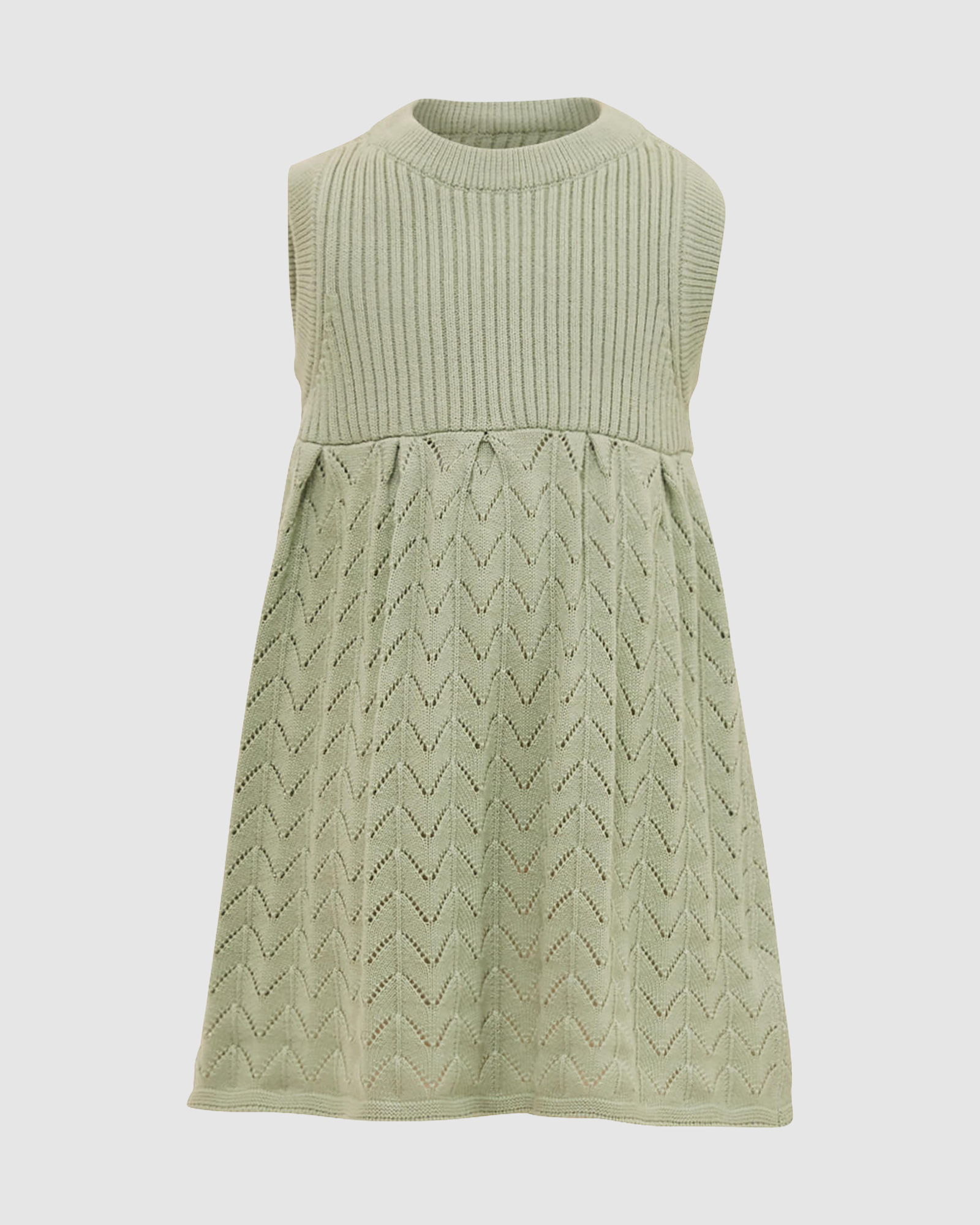 Prue Pointelle Knit Baby Dress