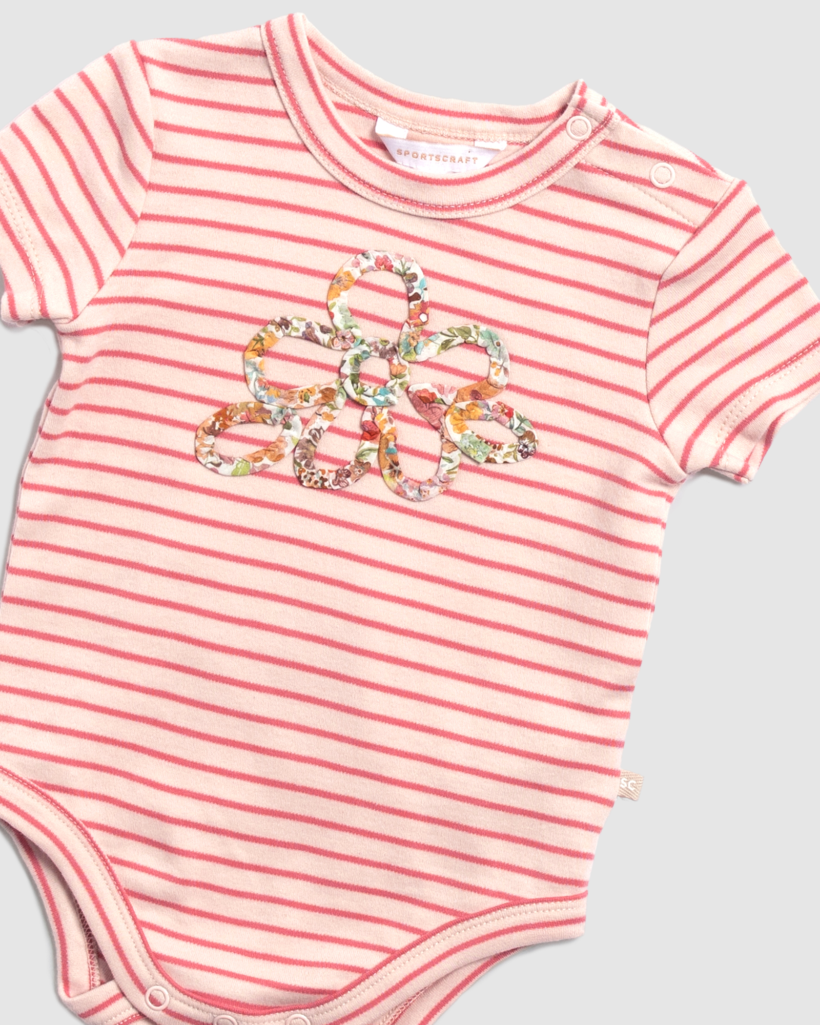 Cleo Cotton Short Sleeve Baby Bodysuit