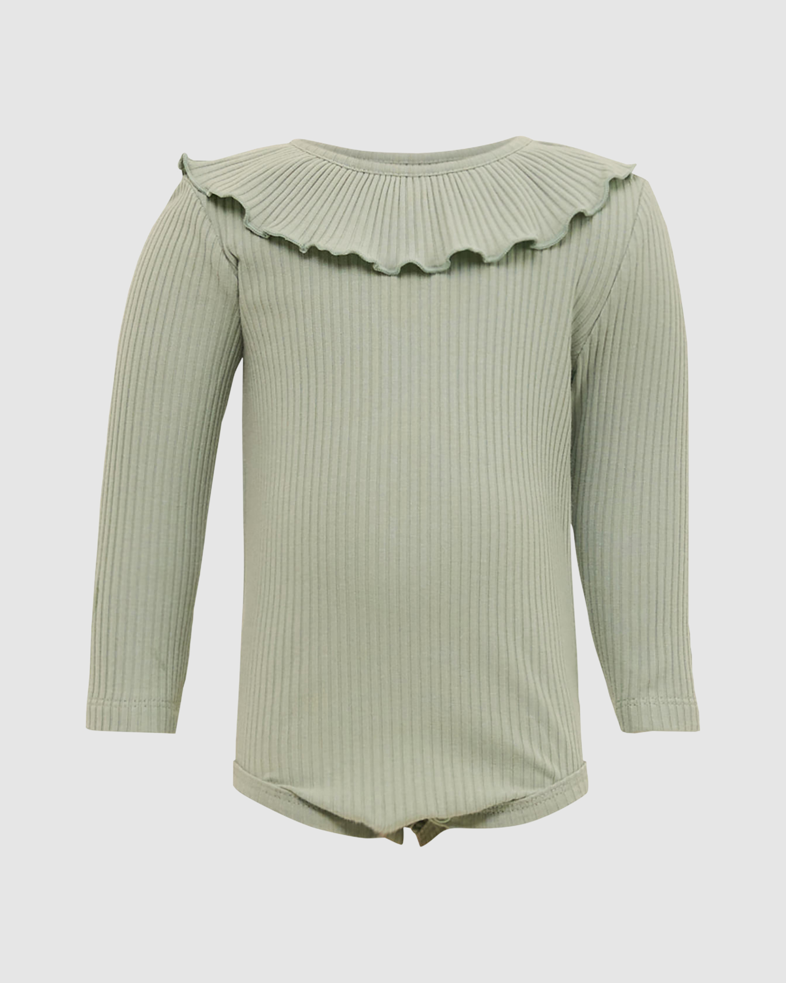 Ruby Rib Frill Baby Bodysuit