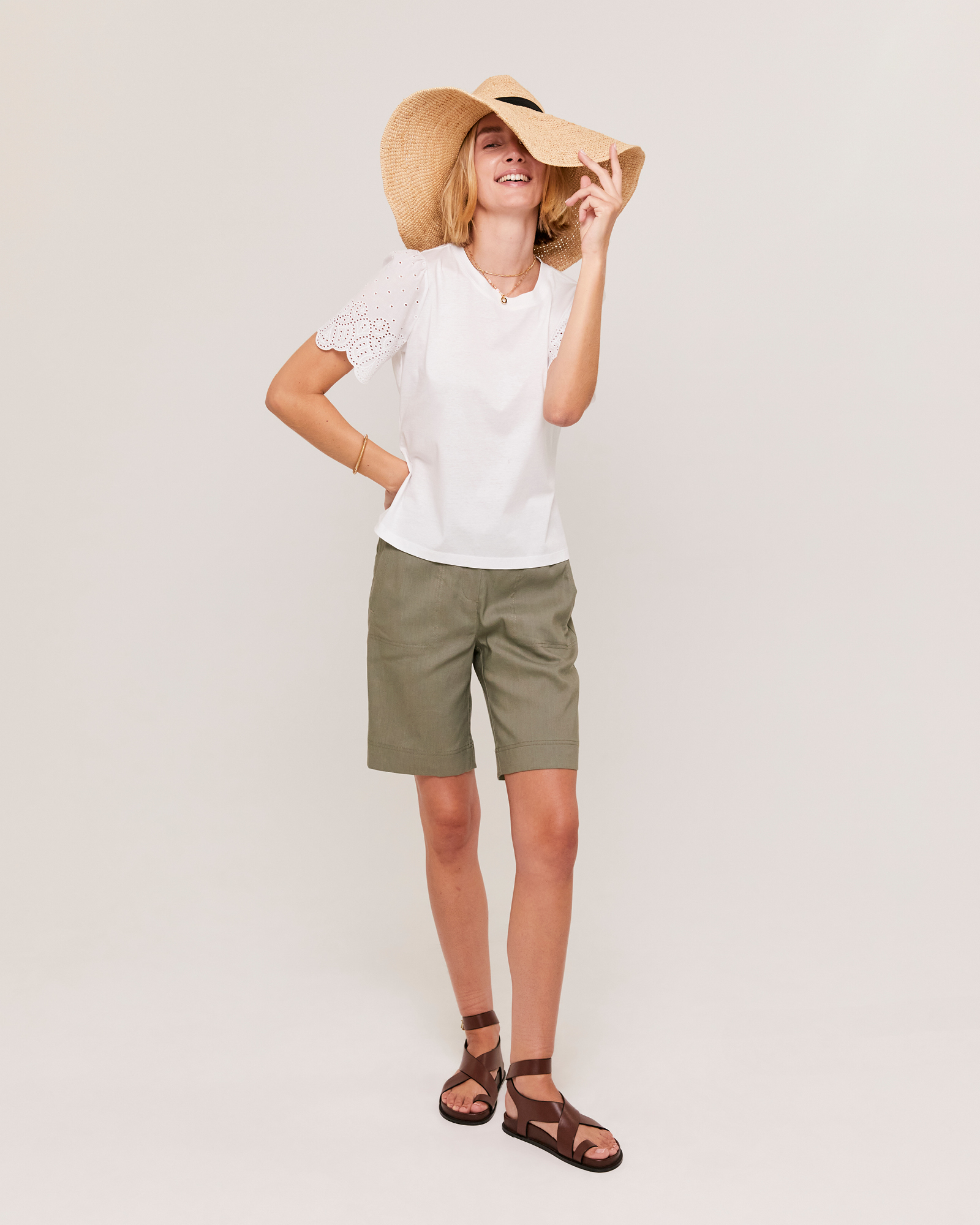 Rosa Linen Short