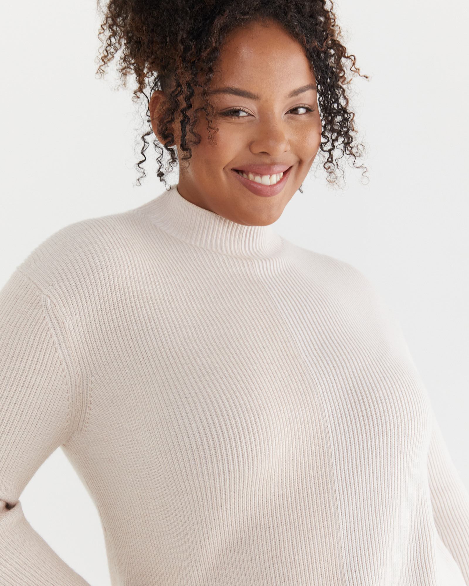 Two Tone Merino Knit