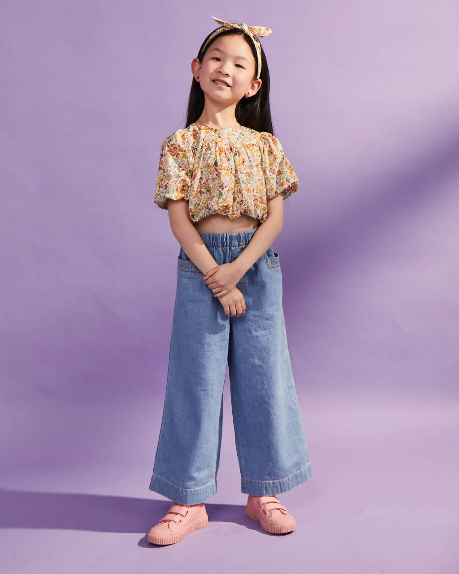 Dora Denim Cotton Pant