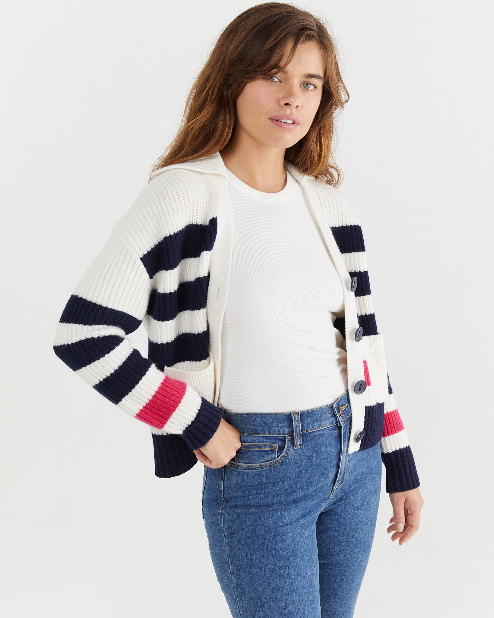 Sunshine Striped Cardigan