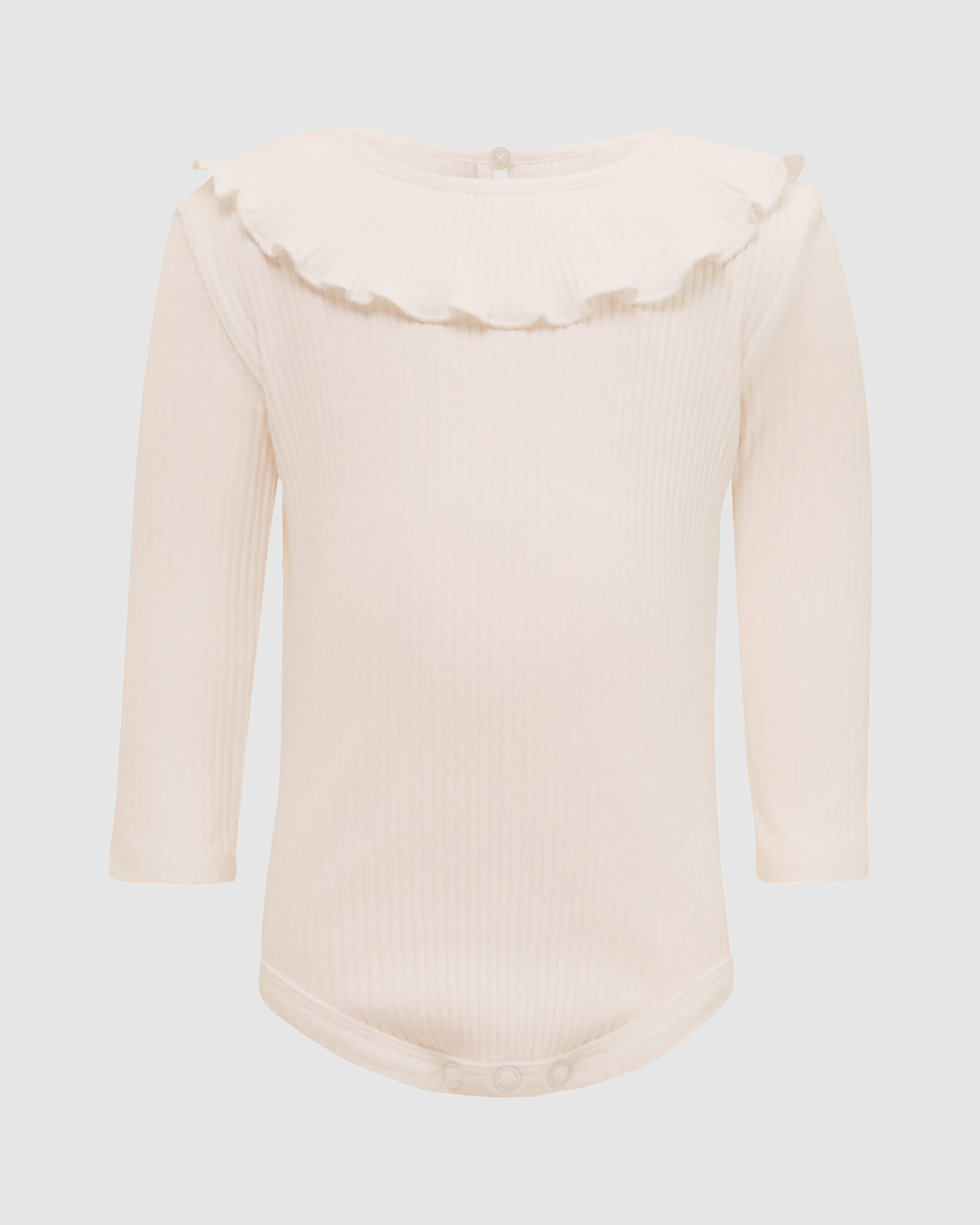 Ruby Rib Frill Baby Bodysuit