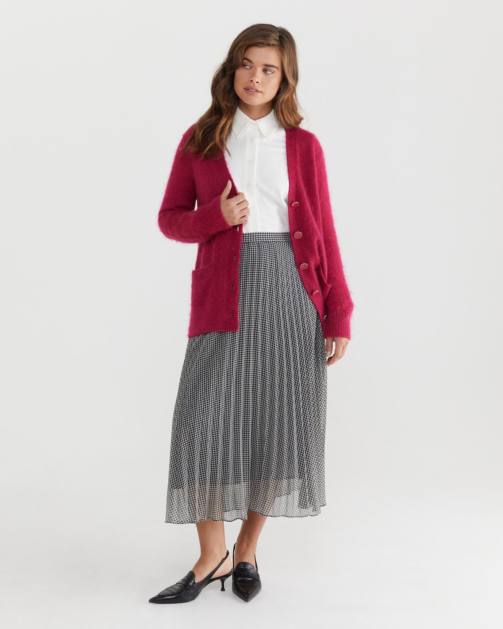 Tatiana Mohair Long Cardigan