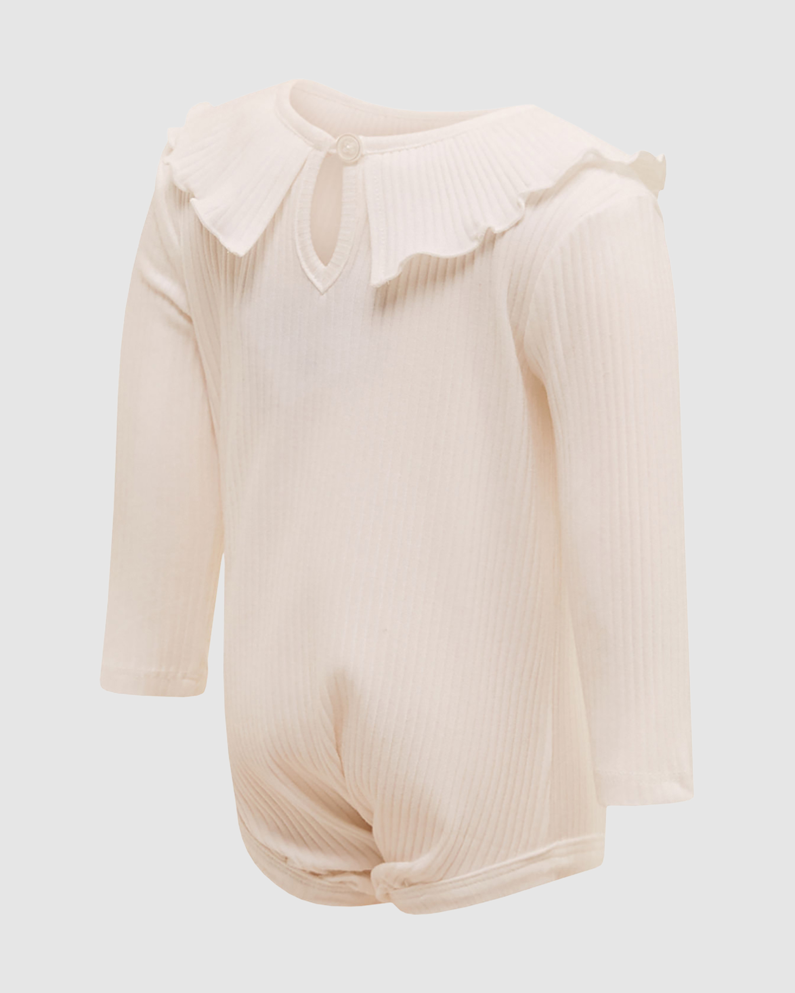 Ruby Rib Frill Baby Bodysuit