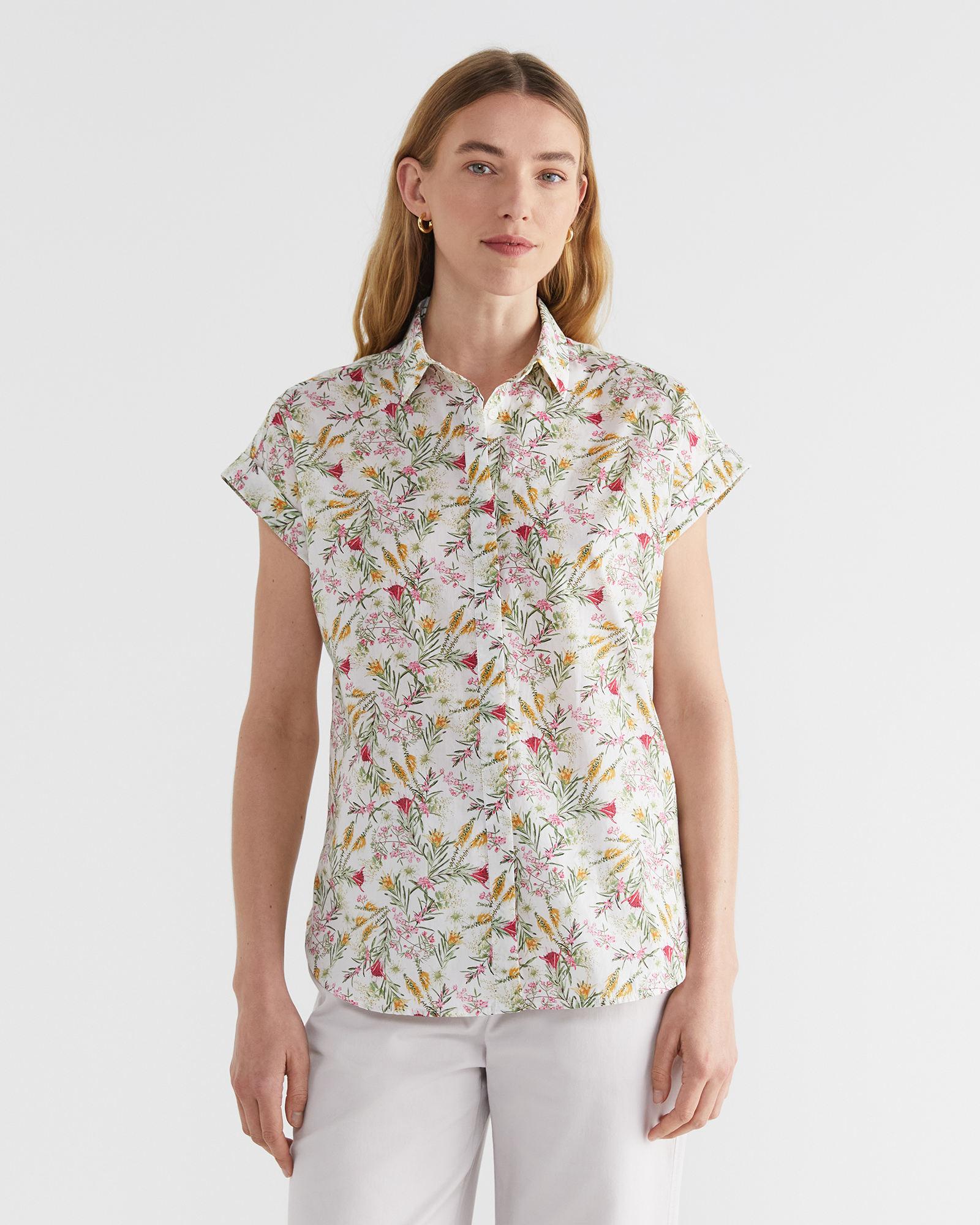 Wildflower Lily Voile Shirt