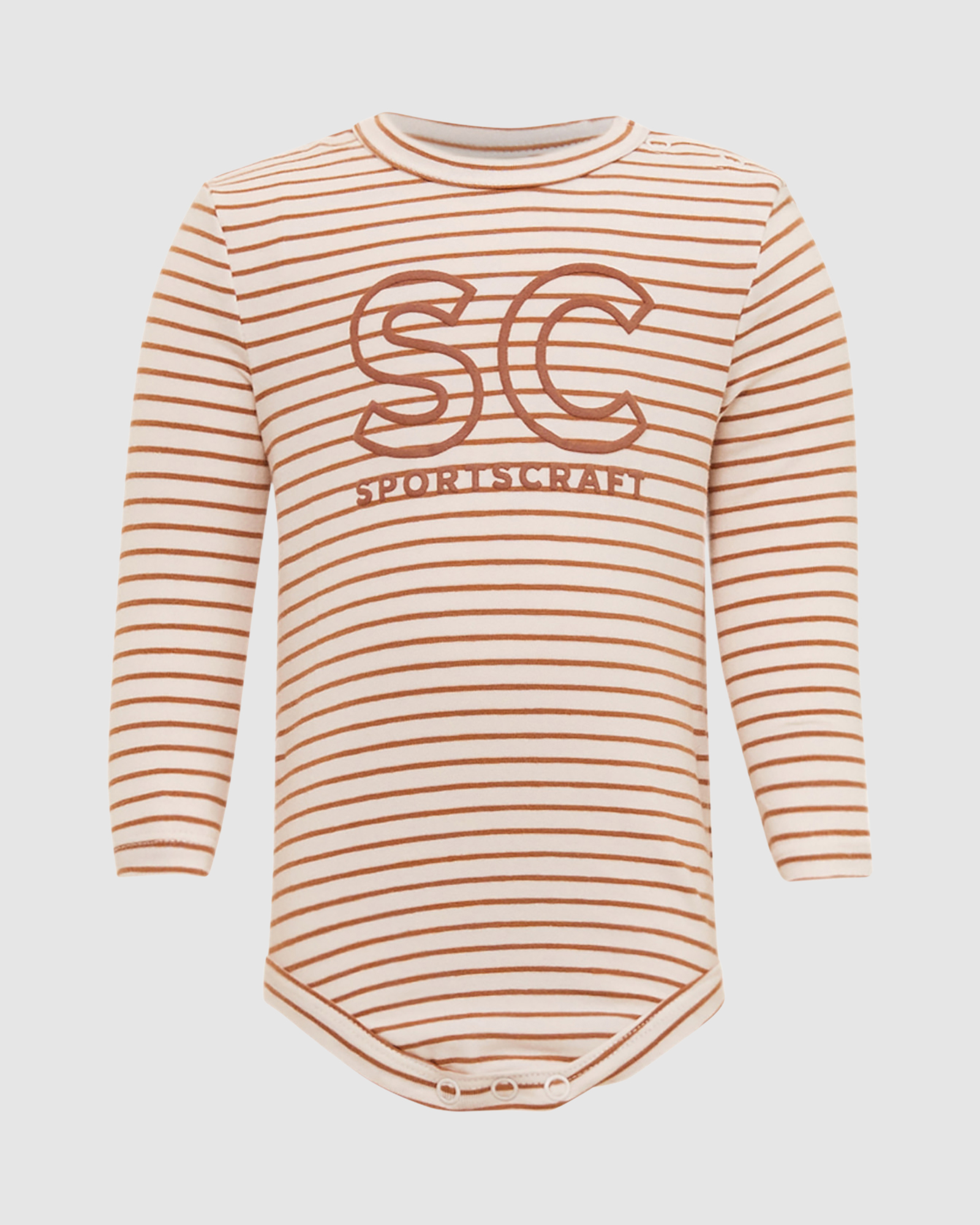Logo Stripe Baby Bodysuit