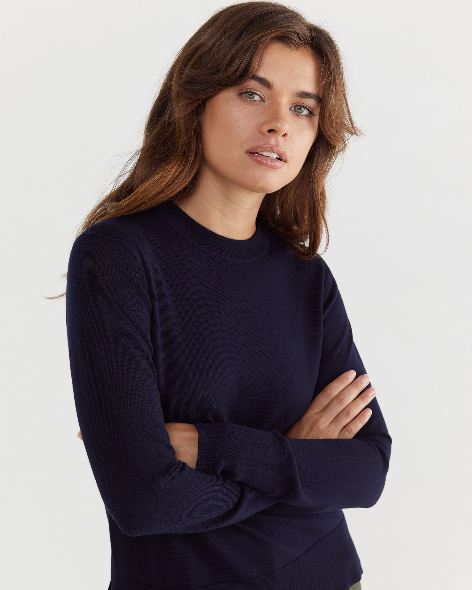 Merino Wool Long Sleeve Knit