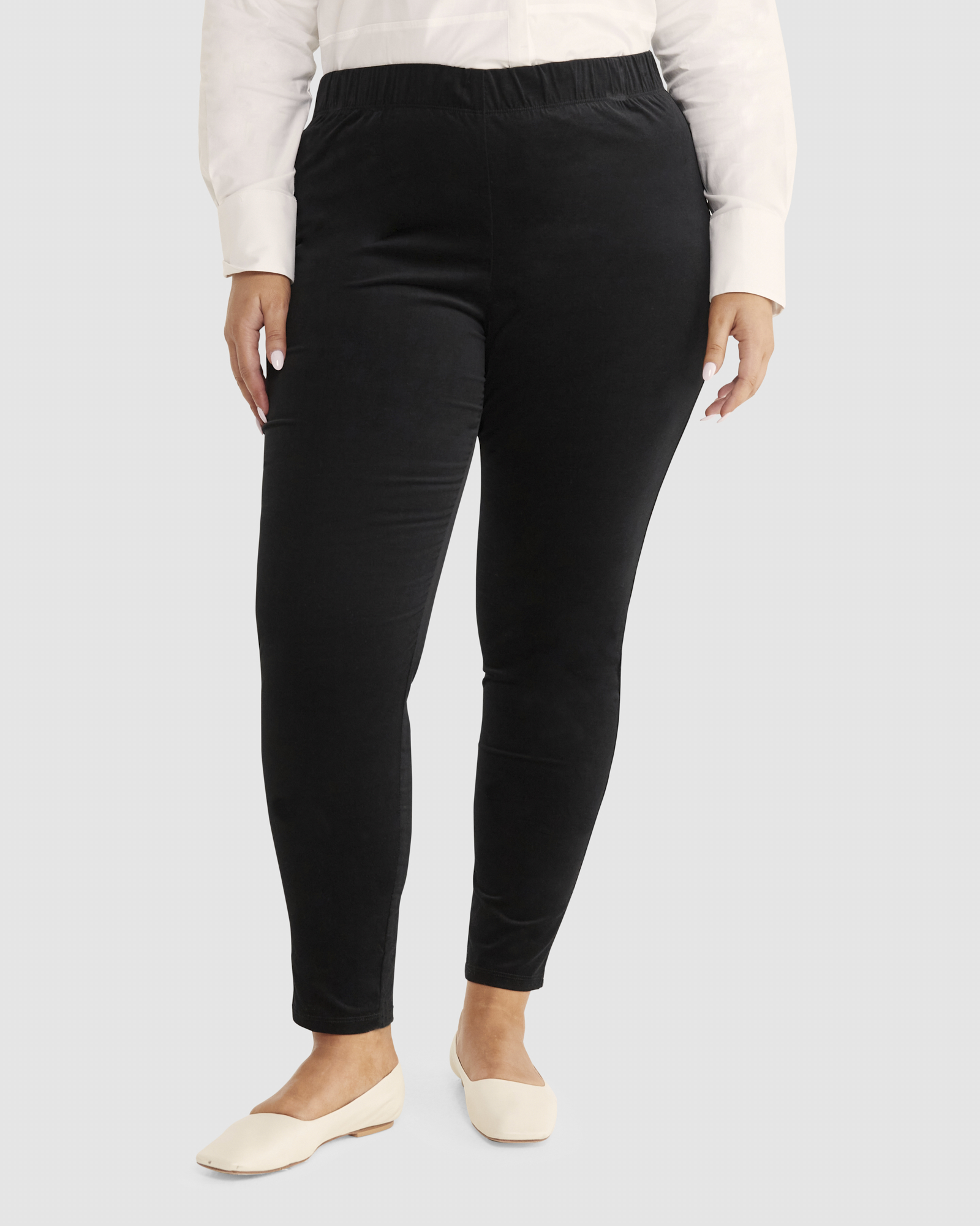 Felicity Velvet Pull On Pant