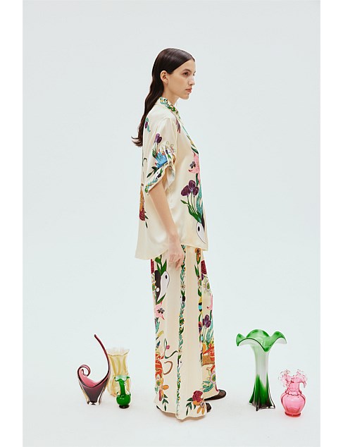 MEAGAN OVERSIZED SILK SHIRT