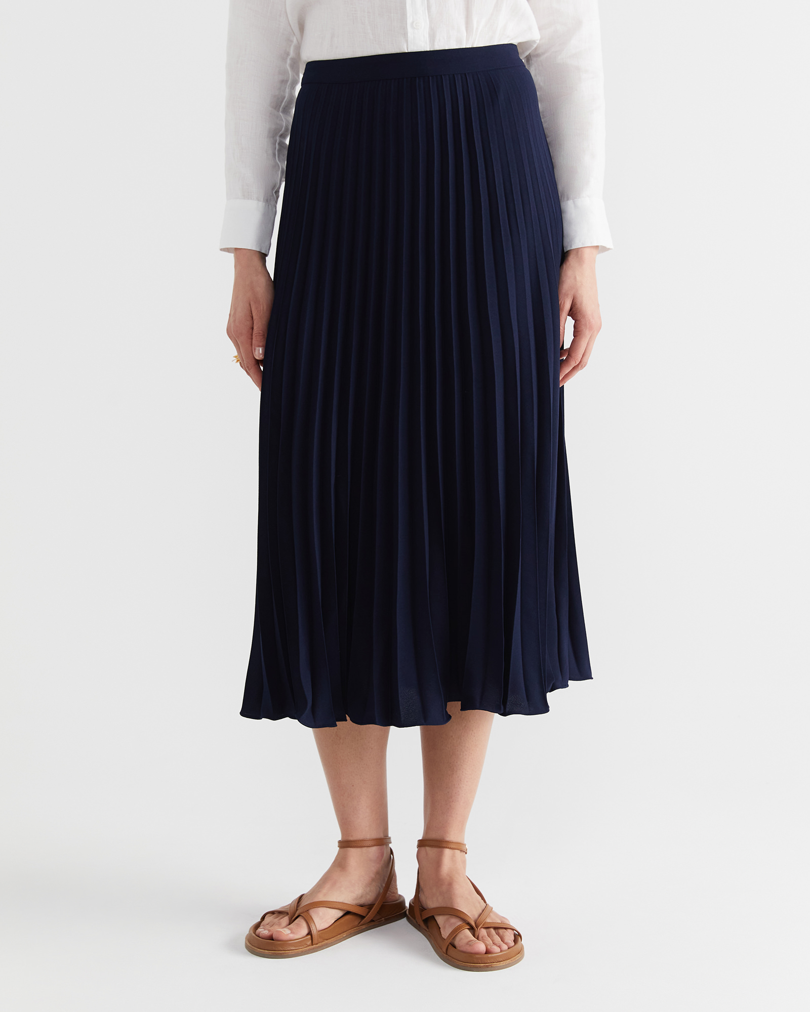 Andrea Pleat Skirt