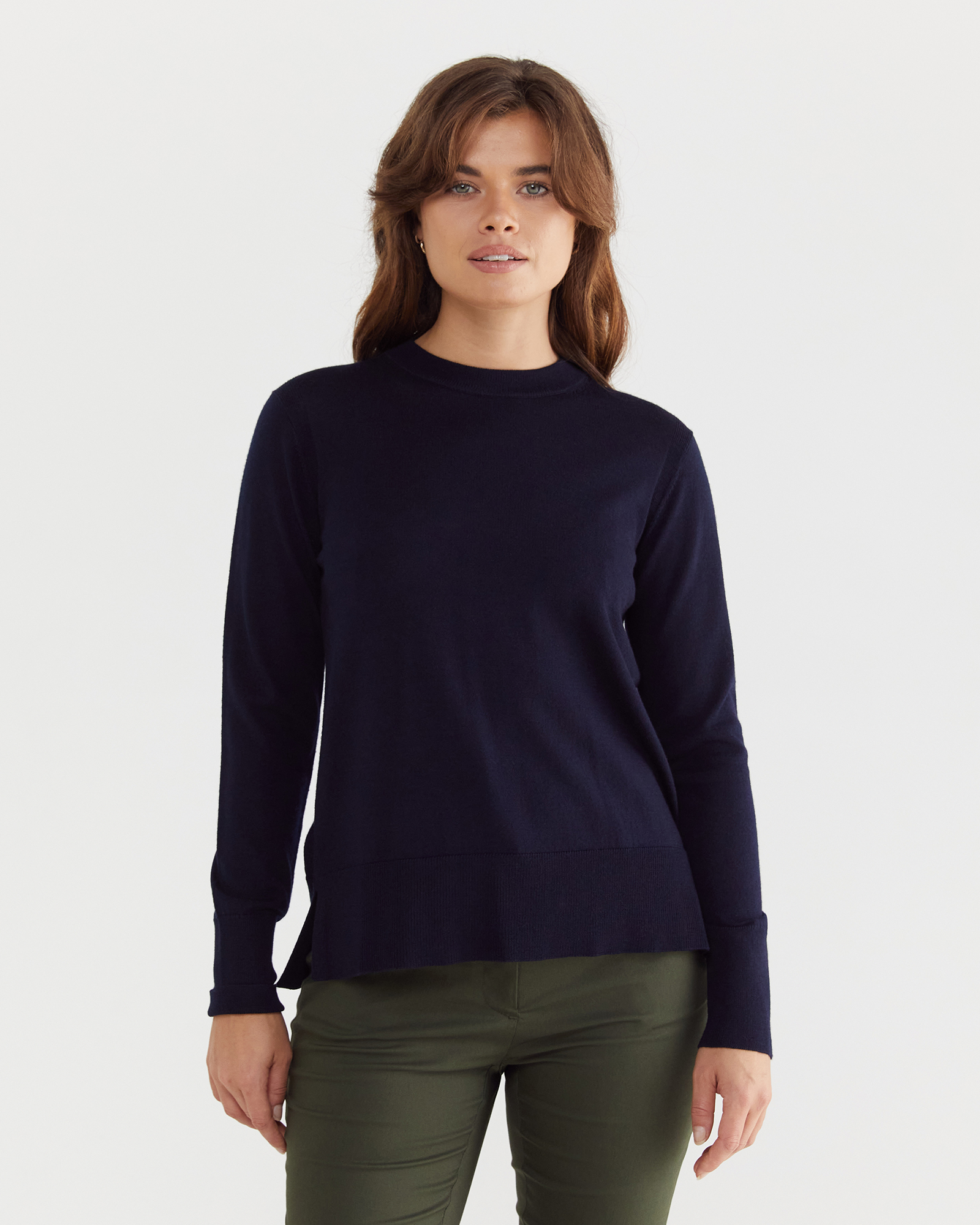 Merino Wool Long Sleeve Knit