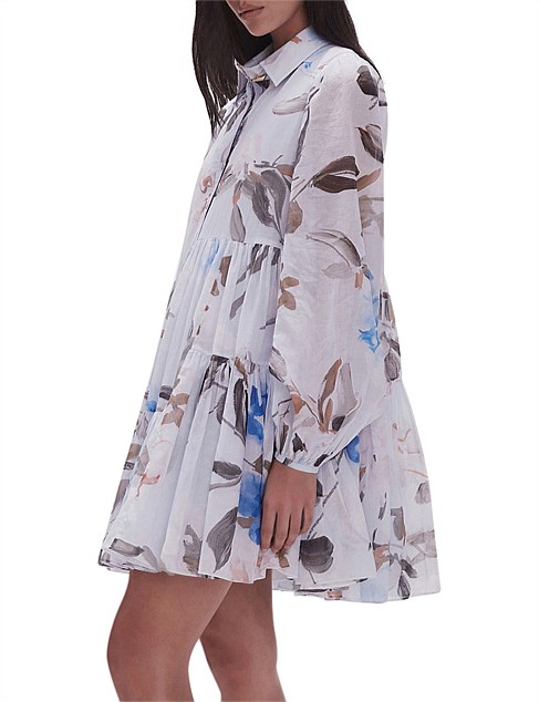 GEORGIA SMOCK MINI DRESS