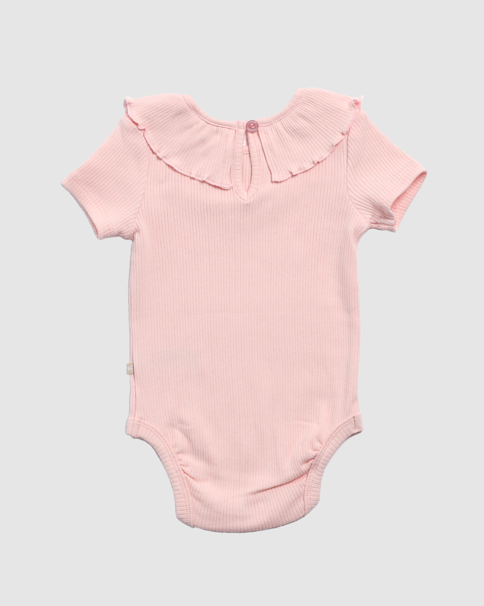 Ruby Rib Frill Short Sleeve Bodysuit