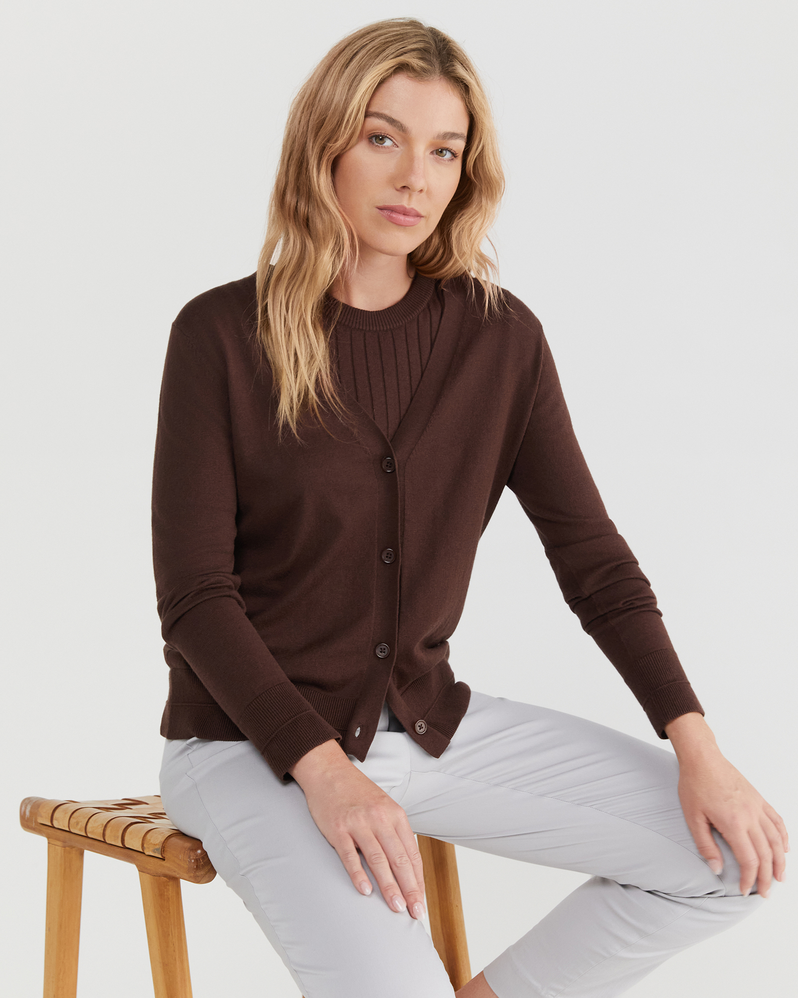 Alphine Silk Blend Cardi