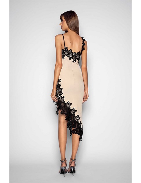 ISABELLA LACE DETAIL MIDI DRESS