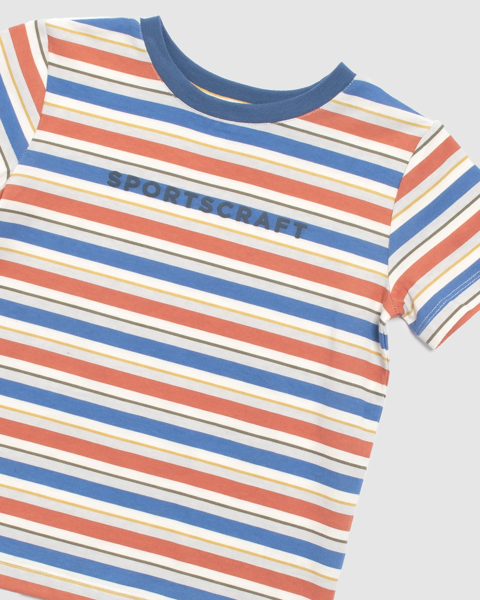 Tommy Stripe Cotton Tee