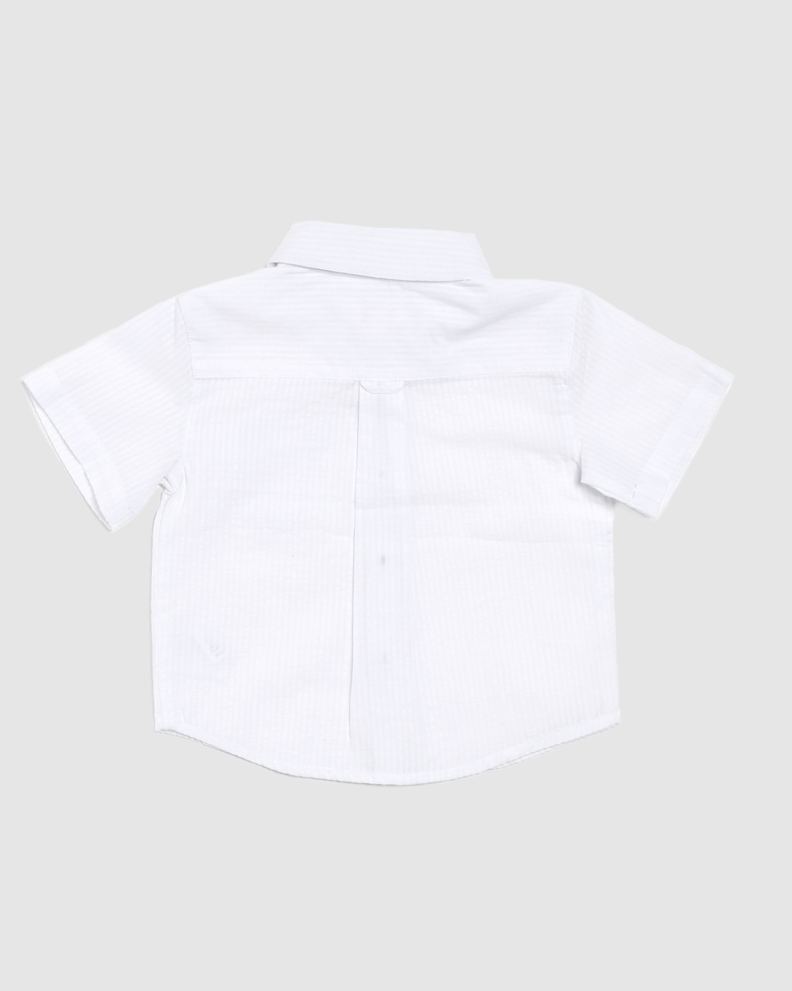 Gav Seersucker Short Sleeve Baby Shirt